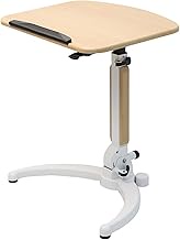 Pneumatic Adjustable Height Laptop Desk Mobile Computer Desk for Sit/and Stand Lectern for Home Offi