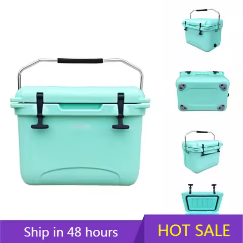 POWER LEAPWholesale High Quality Insulated 20QT 35QT 45QT 50QT Rotomolded Cooler Box Ice Chest Hard 