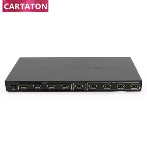 HDMI Splitter 1x8 Distributor 4K x 2K EDID HDMI HDTV 1x input 8x Output TV PC