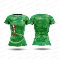 T-Shirt ASIAN GAMES JerseyWanita ASIAN GAMES 2026 Art-03 Fullprinting Jersey/