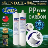 DAUER Double Filter Replacement Set - DR101P1 PP & DR101C Carbon Water Filter