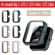 Screen Protector PC Case with Film Cover for Xiaomi Huami Amazfit Bip 5 Unity 3 Pro GTS3 GTS 4 Mini 