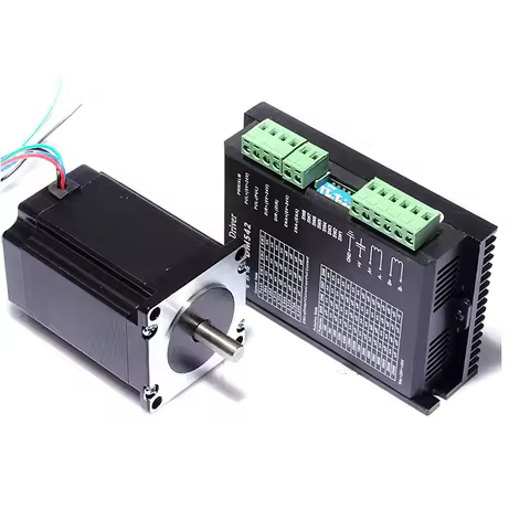 57HS22 Two-Phase Stepper Motor 82mm Length 2.3Nm Torque with DM542 Driver J18278