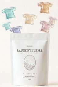 台灣寄出 台灣代購 FRESHORA Laundry Bubble 植萃洗衣膠囊50入一包 (共5種香味選擇) 已售完