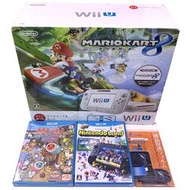 缺貨【Wii U主機】 9成新日規 WiiU 白色 32G 瑪利歐賽車8 同捆＋太鼓達人 【中古二手商品】台中星光電玩