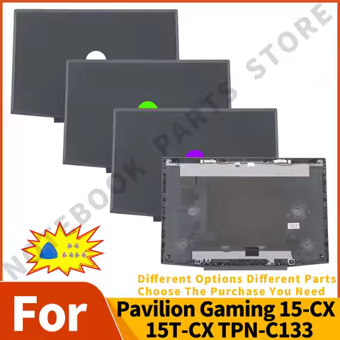 Top case Back Cover For Pavilion Gaming 15-CX 15T-CX TPN-C133 15-cx0056wm L20313-001 Green/Silver/Pu
