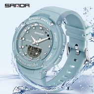 {Aishang watch industry}SANDA แฟชั่นสุดหรูอเนกประสงค์นาฬิกาเรืองแสงนาฬิกาผู้หญิงกลางแจ้ง6005