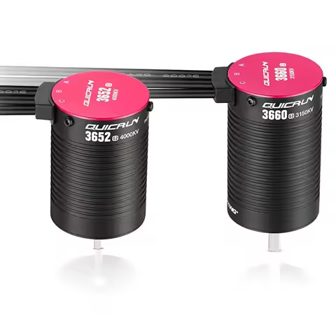 HOBBYWING QuicRun 3652SL 3250KV/4000KV/5400KV 3660SL 3150KV/3700KV G2 Sensorless Brushless Motors 2-