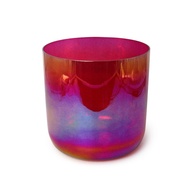 Crystal Soul 432Hz Red Aurora Crystal Singing Bowl Universe Frequency 99.99% Natural Quartz for Soot