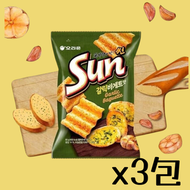 ORION - 韓國直送-SUN CHIPS香蒜牛油味薯片80G x 3(EXP:Y/M/D-2026/05/01)