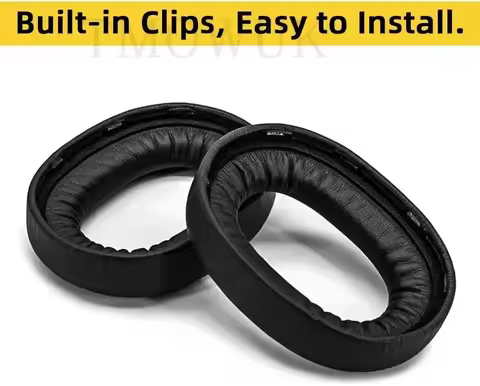 Replacement Ear Pad for Jabra Elite 85h / Evolve2 85 MS Headset Headphones comfortable Leather Earmu