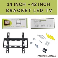 GANTUNGAN TV Bracket LED Flat TV Panel TV Bracket 14-42 Inch