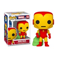 Funko POP! (1282) Marvel Holiday Iron Man with Bag