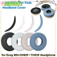 SHOUOUI 1Pair Headset Earmuff, Replacement Sponge Foam Headphone Ear Pads, Protein Leather Headphone