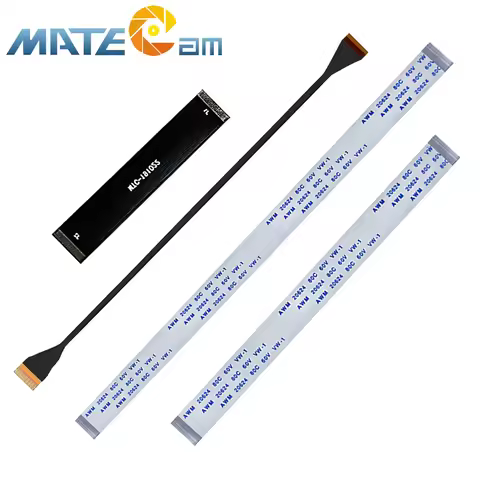 FPC Ribbon Flexible Flat Cable Coaxial Cable 24 Pin Pitch 0.5MM Wire Length 6/10/20/25CM For MateCam
