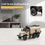 Sun Mini 1:64 Scale Alloy RC Tru 2.4GHz 6-Wheel 4WD Remote Control Car for Kids Hobby Collection Toy