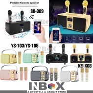 SDRD[SG] Kei K08 / SD-309 / YS-103/YS-105 Dual Bluetooth Wireless Microphones Karaoke Set