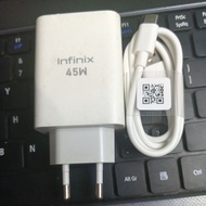 Original Infinix 45 Watt charger removed