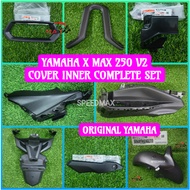 ORIGINAL YAMAHA X-MAX V2 XMAX250 V2 COVER INNER COMPLETE SET MATT BLACK ORIGINAL YAMAHA [ BKA ]