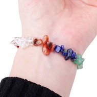 Crystal Chip Bracelet 7 Chakra Stones