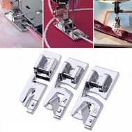 3mm/4mm/6mm Rolled Hem Feet Domestic Sewing Machine Foot Presser Foot For Brother Singer Janome Babylock Kenmore Sew Accessories YK