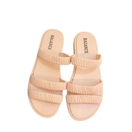 Sandal Flat Wanita Strap 3 Sendal Jelly Merk Balance Sandal blc 1205-X1 Termurah - muthya.shoes