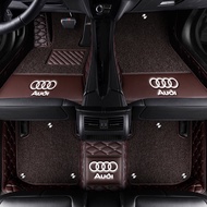 car floor mats for audi a5 a4 b6 sportback a3 q5 tt mk1 a6 c5 a4 b6 avant q7 8v a1 8p c7 a7 a8 rs3 5