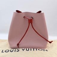 LV粉紅拼色水桶包🎀