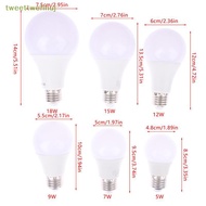 tweettwehhuj E27 Equivalent LED Bulbs 5W 7W 9W 12W 15W 18W Lamps LED Spotlight Cold/Warm White with 
