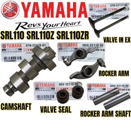 YAMAHA SRL110 SRL110Z SRL110ZR CAMSHAFT ROCKER ARM SHAFT VALVE INTAKE EXHAUST VALVE SEAL SET