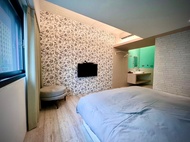 台南市的1臥室公寓 - 20平方公尺/1間專用衛浴 (Qinghai B&B Elevator Double Room D)