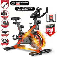 Spinning bike Sepeda statis peralatan fitness dalam ruangan yang sangat tenang / Alat Fitness Spinni