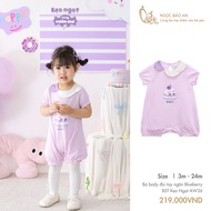 CNY Collection (3M-24M) Lovely and fashionable short sleeve Blue Berry Bodysuit for girls from 5.7kg