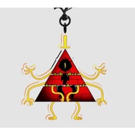 Demon bill cipher keychain / gravity falls