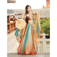 Exotic Hanfu Dunhuang Flying Hanfu Western Princess Daily Improved Hanfu Heavy Industry Embroidery Flying