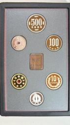 K1992年 日本大藏省造幣局發行套幣 附盒-說明書
