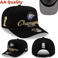 AA High Quality Oklahoma City Thunder Championship Cap New Era Men's Black 2025 NBA Finals Champion 