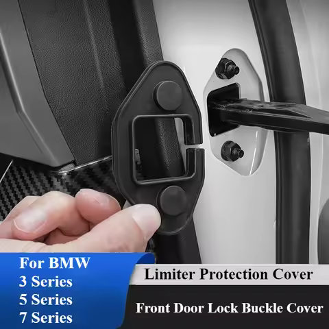 For BMW 3 5 7 Series 530i G60 G61 G68 Silicone Door Lock Buckle Cover Limiter Protection Cover Door 