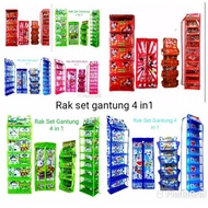 Pekanbaru Date 4 June 2026 - 4 in 1 Hanging Shelf Set 4 in 1 Shelf Set/