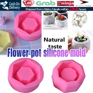 【Fast Delivery】Succulent Plant Flower Pot Silicone Mold 3D Flowerpot  DIY Cement Planter Pot Mould