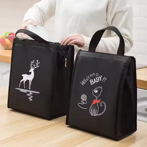 Multifunction Lunch Bag Women Outdoor Camping Hiking Picnic Package Kids Food Cooler Pouch Men Lunch