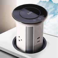 ซ็อกเก็ตป๊อปอัพไฟฟ้าอัจฉริยะพร้อม 3 ซ็อกเก็ตและพอร์ต USB 2 พอร์ต SD1