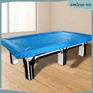 [AmlesoMY] 7/8/9/10/12ft Billiard Snooker Table Cover Table Protection Waterproof PVC Dustproof with