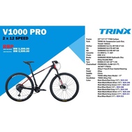 TRINX V1000 PRO 29” MTB Black Silver