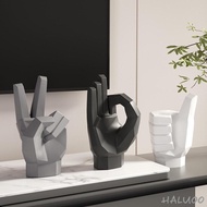 [Haluoo] Gesture Statue Decoration Hand Gesture Statue for Bedroom Cabinet