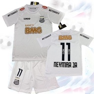 11/12 Santos Jersey Retro kids Football Jersey No. 11 Nemal Children's Clothing Suit Bajia Team Unif