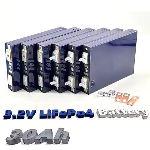 3.2V 30Ah rechargeable LiFePO4 battery for 4S, 12.8V, 12V, 24V, 3C, 5C golf carts, offline solar ene