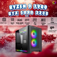 BONMECOM2 คอมประกอบ / CPU AMD AM5 RYZEN 9 7900 / RTX 5090 32GB / Case เลือกแบบได้ครับ