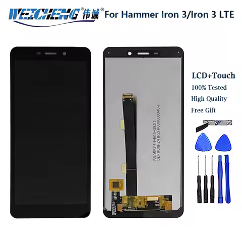 New Original MyPhone Hammer Iron 3 LCD Display Glass Assembly Touch Screen Glass 5.5inch for MyPhone