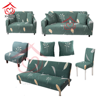 XHOME⭐BEST PRICE⭐Plant Nordic l shape 1 2 3 4 Seater set sala Sofa Cover of 3 pcs cleopatra sofa sli